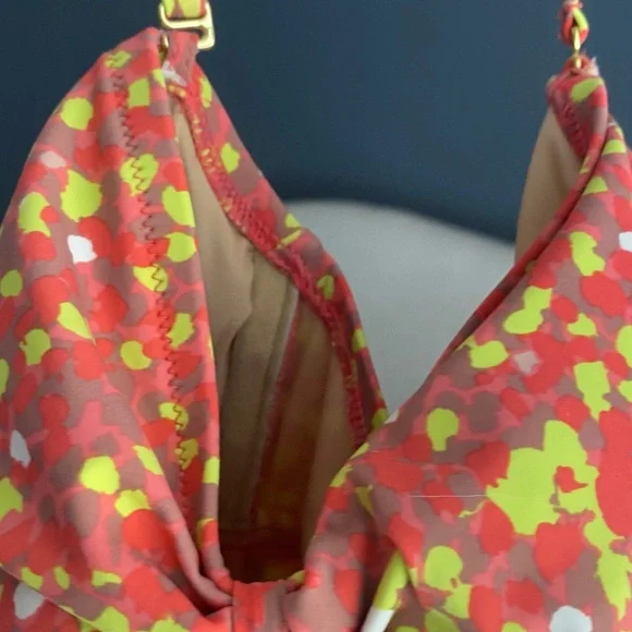 J. Crew Vibrant Multi Color One Piece Swimsuit - Picture 6 of 7